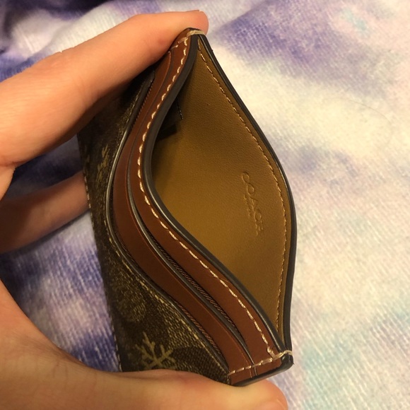 Coach Card Holder Snowflake - Picture 5 of 16